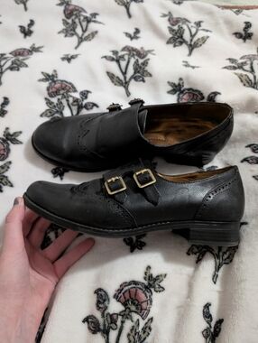 Naturalizer Black Buckle Loafers for Women